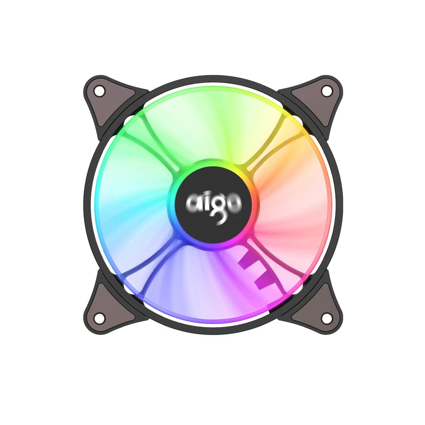 Aigo AR12 120mm pc computer Case Fan RGB Heatsink aura sync sata port 12cm Cooler argb Silent controller fan cooling ventilador